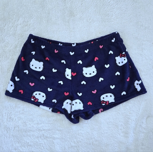 Hello👋 Kitty🐈 By Sanrio Sleep😴 Shorts Set - NWT - Picture 5 of 14
